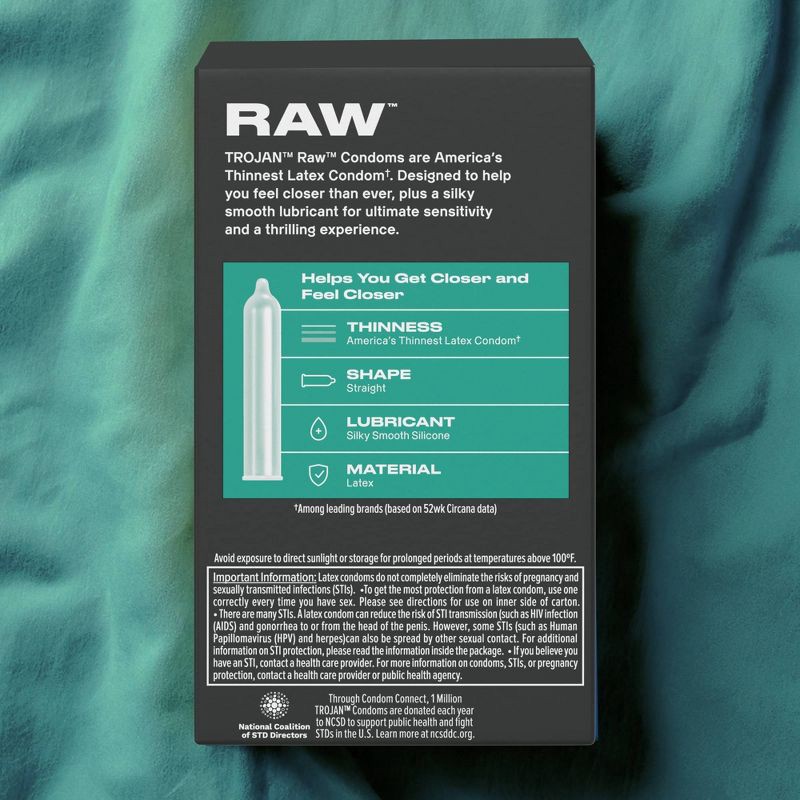 slide 2 of 10, Trojan BareSkin Raw Condoms - 24ct, 24 ct