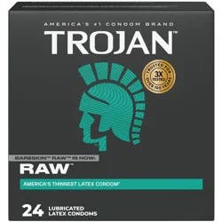 Trojan BareSkin Raw Condoms - 24ct