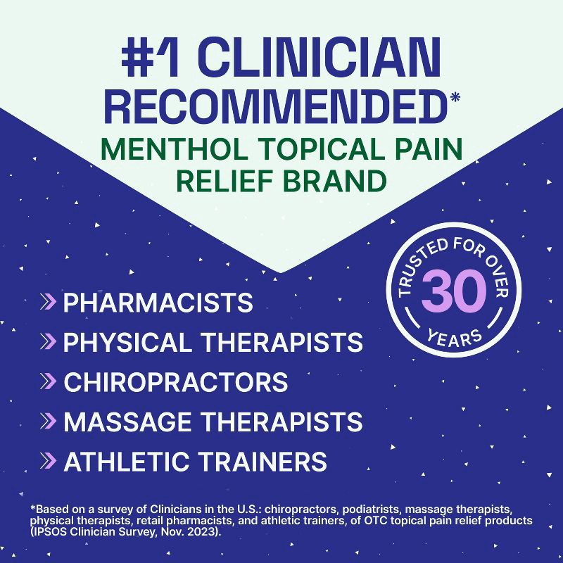 slide 10 of 10, Biofreeze Overnight Joint and Muscle Pain Relief Patches - 4ct, 4 ct