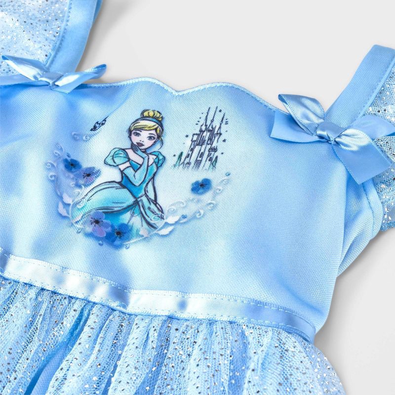 Toddler Girls' Disney Princess Cinderella Fantasy NightGown Blue