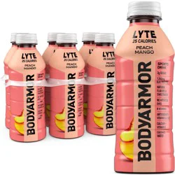 BODYARMOR Peach Mango LYTE Sports Drink - 6pk/20 fl oz Bottles