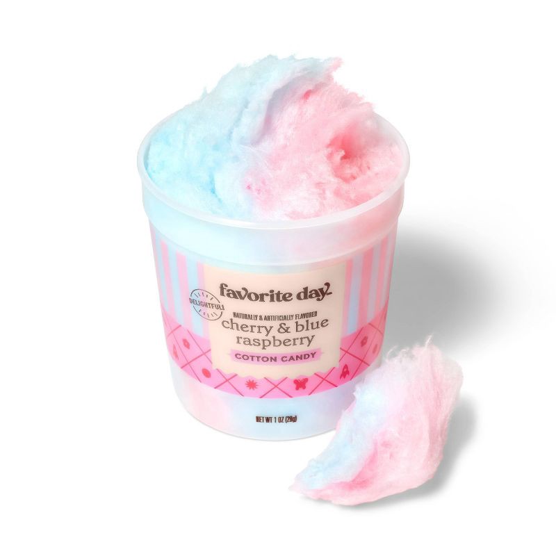 slide 2 of 3, Cherry & Blue Raspberry Cotton Candy - 1oz - Favorite Day™, 1 oz