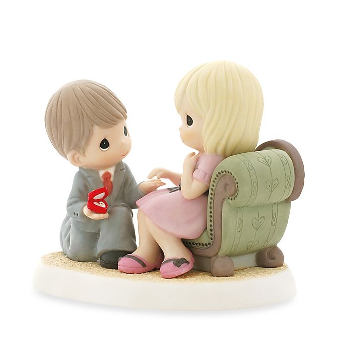 slide 1 of 1, Precious Moments Will You Share Your Heart with Me? Porcelain Figurine, 1 ct