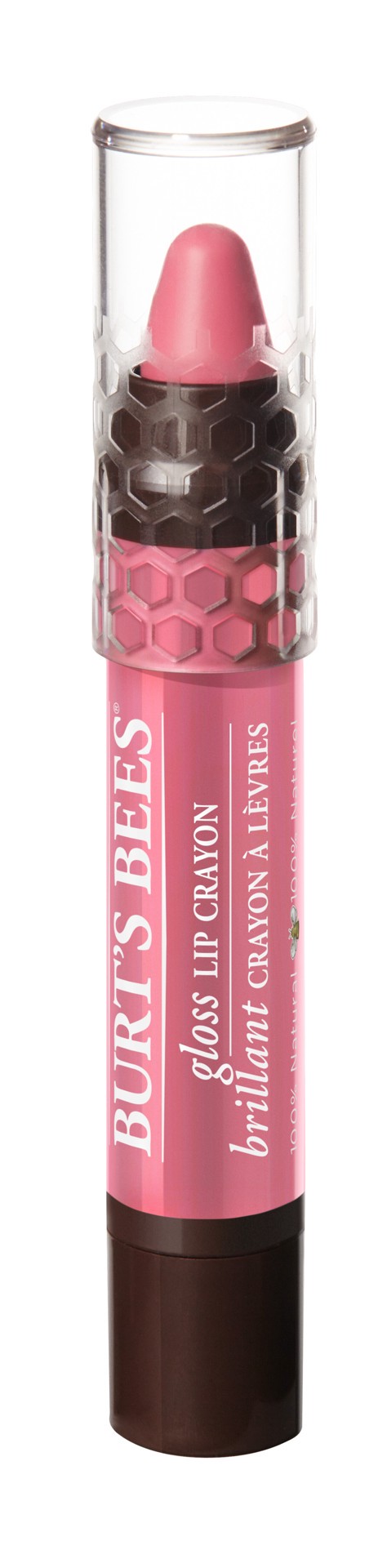 slide 1 of 5, Burt's Bees Pink Lagoon Gloss Lip Crayon, 1 ct