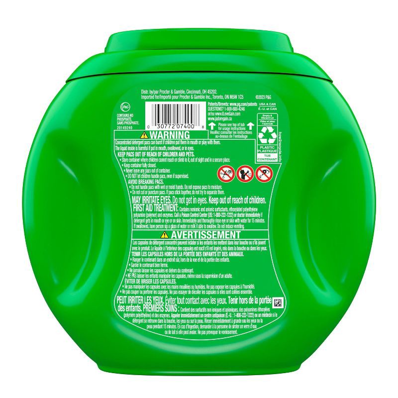 slide 2 of 9, Gain Flings Oxi Waterfall Laundry Detergent - 30oz/42ct, 30 oz, 42 ct