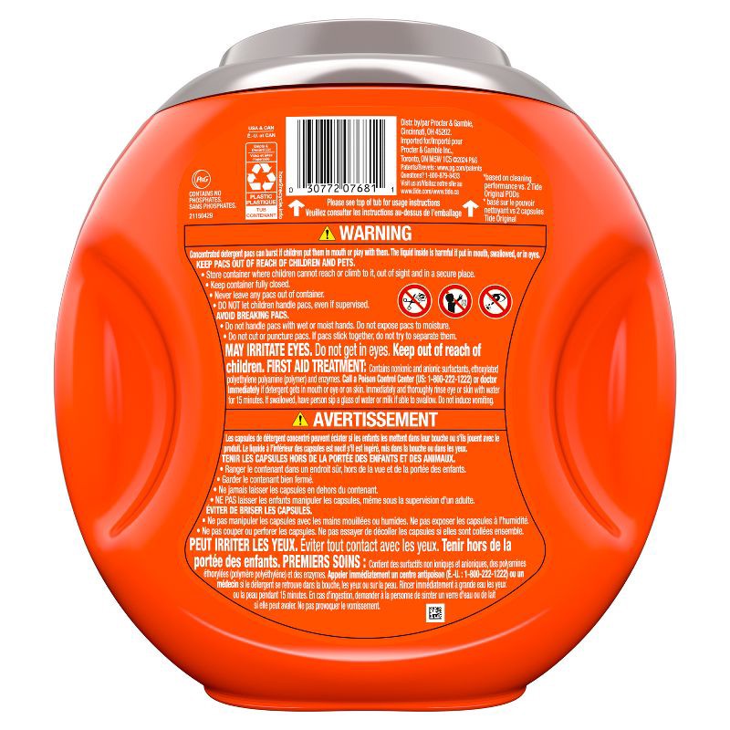 slide 11 of 11, Tide Sport Power HE Deep Cleaning Concentrated Laundry Detergent Pods 25 Pacs - 37oz, 37 oz