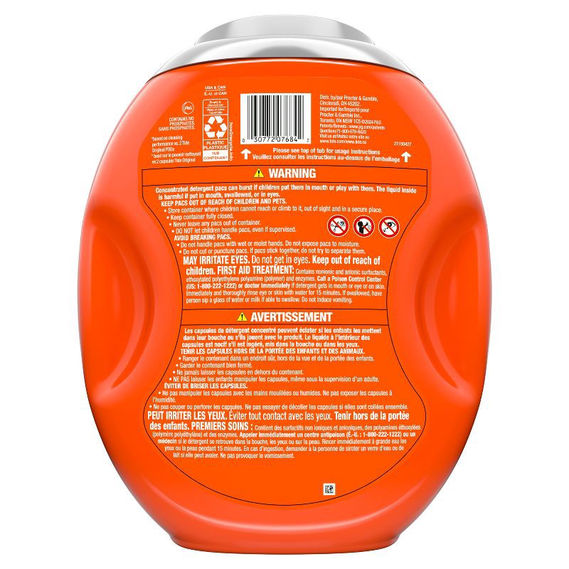 slide 11 of 11, Tide Sport Power HE Deep Cleaning Concentrated Laundry Detergent Pods 63 Pacs - 93oz, 93 oz
