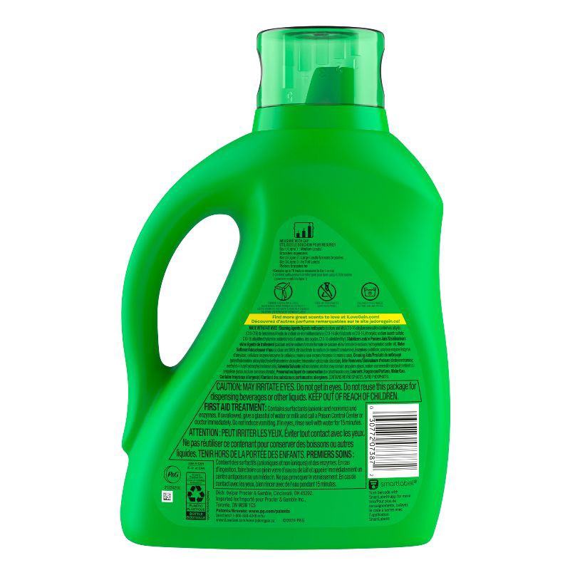 slide 13 of 13, Gain + Ultra Oxi Waterfall Delight HE Deep Cleaning Concentrated Liquid Laundry Detergent 78 Loads - 113 fl oz, 113 fl oz