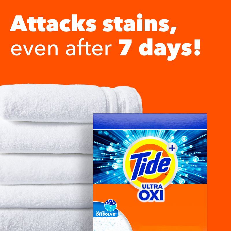 slide 4 of 9, Tide Oxi Powder Laundry Detergent - 73 Loads, 1 ct