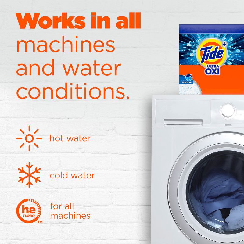 slide 8 of 9, Tide Oxi Powder Laundry Detergent - 73 Loads, 1 ct
