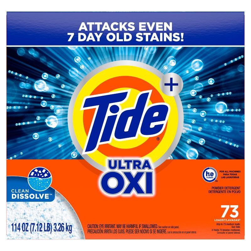 slide 9 of 9, Tide Oxi Powder Laundry Detergent - 73 Loads, 1 ct