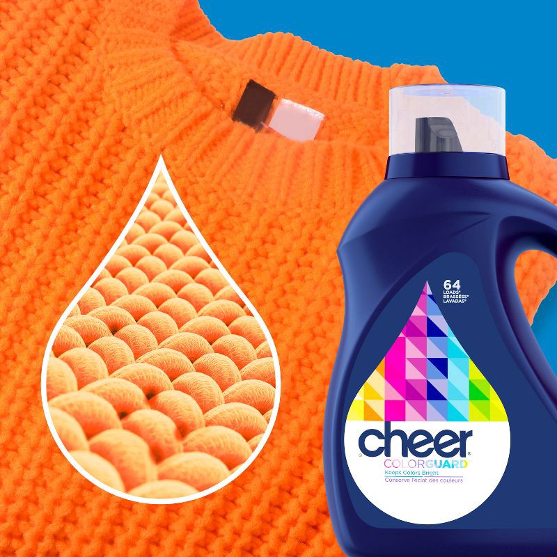slide 5 of 5, Cheer Liquid Laundry Detergent - Free & Gentle - 154 fl oz, 154 fl oz