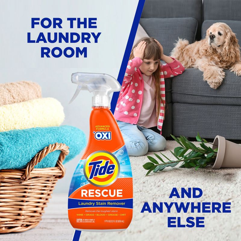 slide 6 of 6, Tide Rescue Laundry Stain Remover - 22 fl oz, 22 fl oz