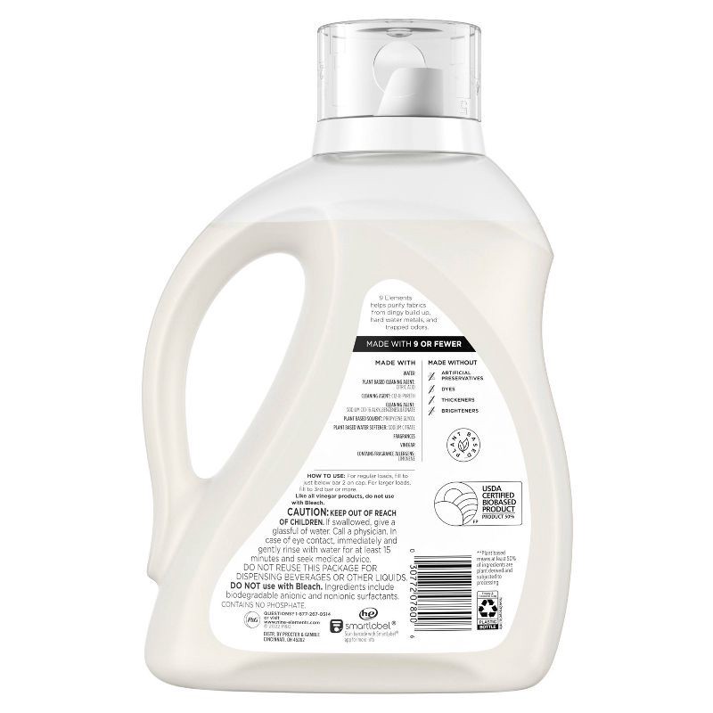 slide 8 of 8, 9 Elements Lavender HE Compatible Liquid Laundry Detergent - 92 fl oz, 92 fl oz