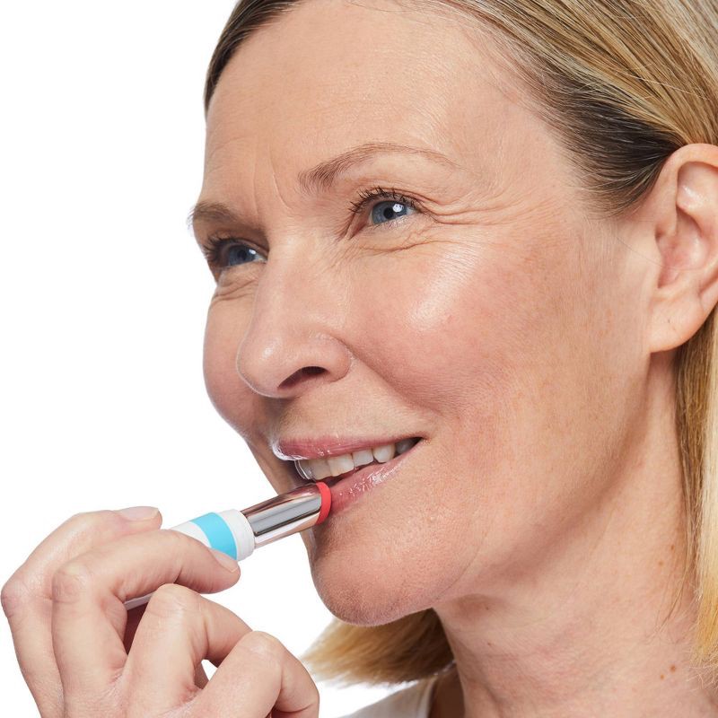 slide 4 of 6, No7 Hydraluminous Lip Balm - Coral - 0.1oz, 0.099 oz