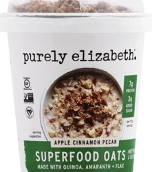 Purely Elizabeth Apple Cinnamon Pecan Superfood Oats 2 oz