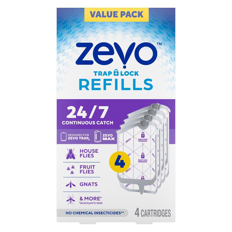 slide 12 of 13, Zevo Flying Insect Trap Refills - 4ct, 4 ct