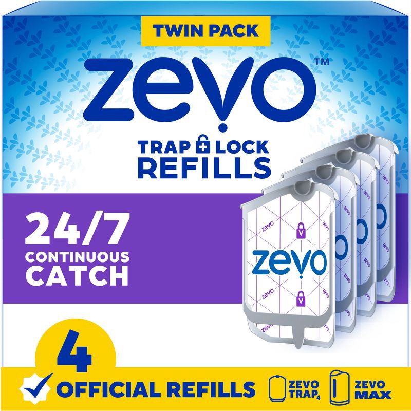 slide 1 of 13, Zevo Flying Insect Trap Refills - 4ct, 4 ct