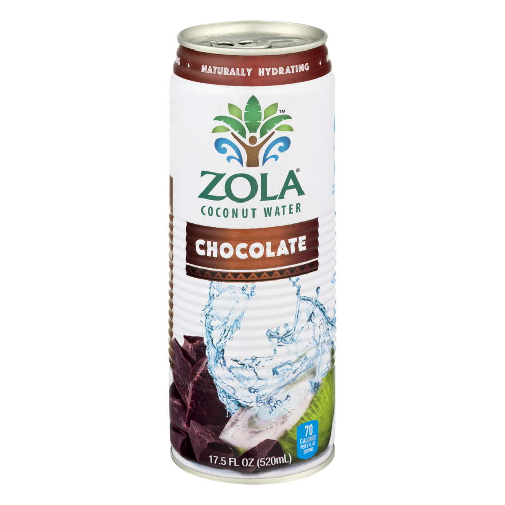slide 1 of 1, Zola Chocolate Coconut Water, 17.5 fl oz