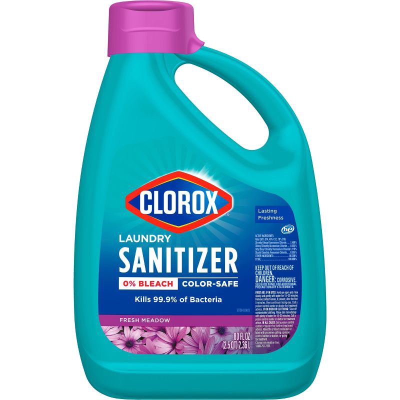 slide 2 of 11, Clorox Laundry Sanitizer - Fresh Meadow - 80 fl oz, 80 fl oz