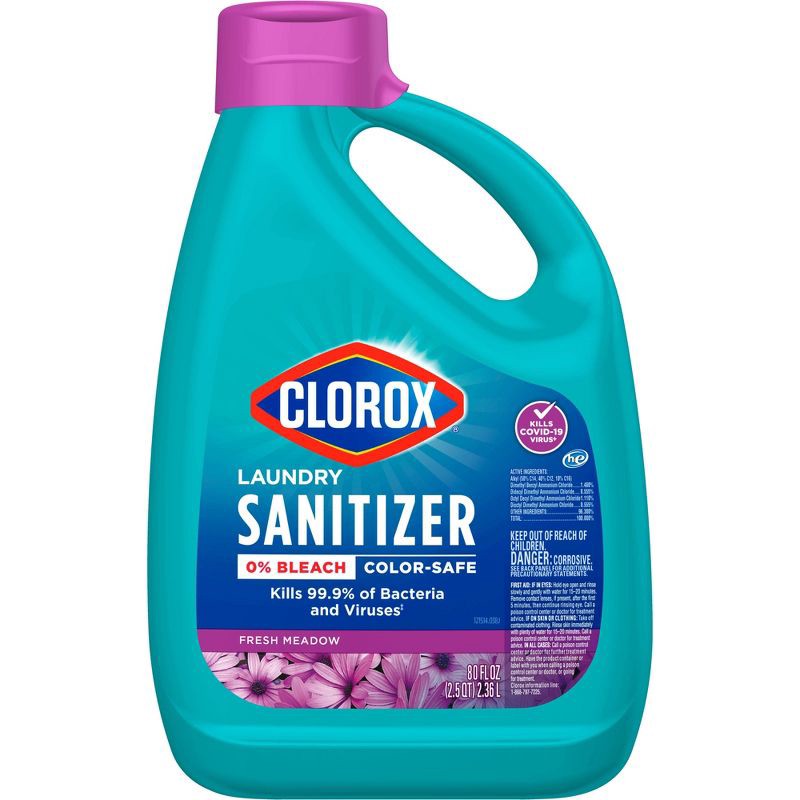 slide 2 of 11, Clorox Laundry Sanitizer - Fresh Meadow - 80 fl oz, 80 fl oz