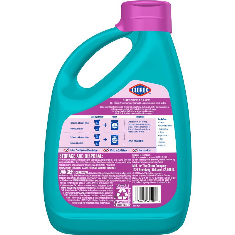 slide 6 of 11, Clorox Laundry Sanitizer - Fresh Meadow - 80 fl oz, 80 fl oz