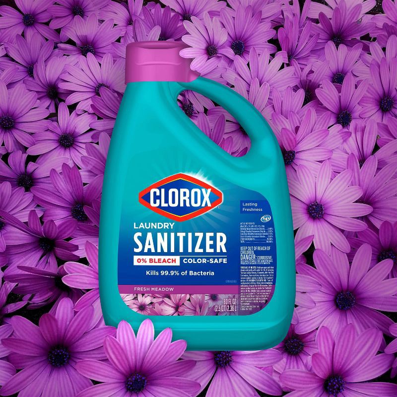 slide 8 of 11, Clorox Laundry Sanitizer - Fresh Meadow - 80 fl oz, 80 fl oz