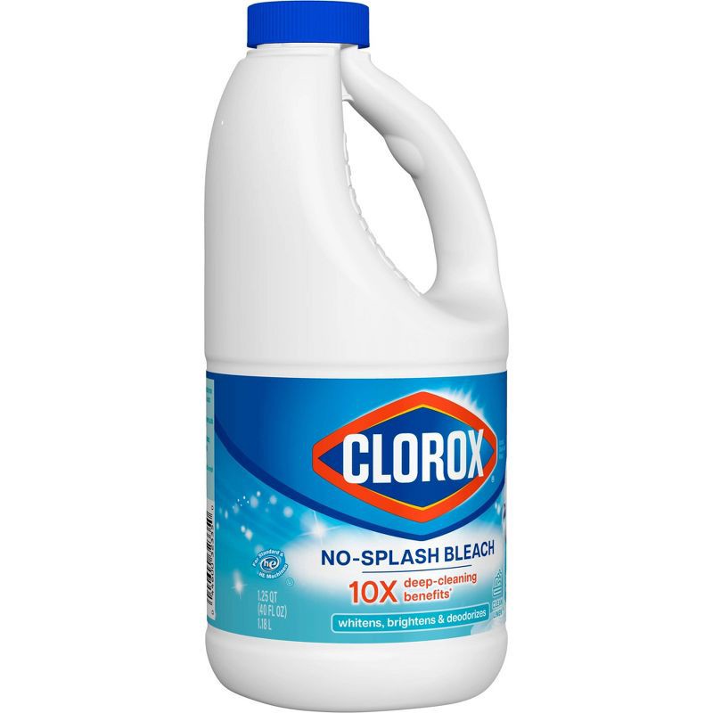 slide 4 of 9, Clorox Splash-Less Liquid Bleach - Clean Linen - 40 fl oz, 40 fl oz