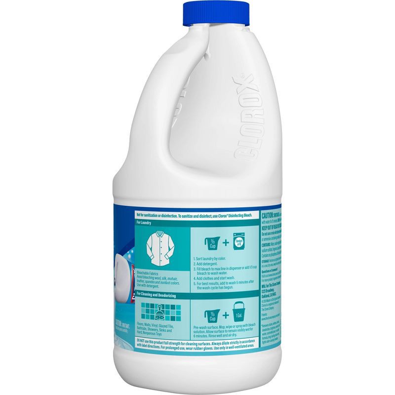 slide 7 of 9, Clorox Splash-Less Liquid Bleach - Clean Linen - 40 fl oz, 40 fl oz