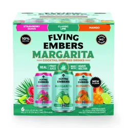 Flying Embers Sparking Margarita Variety - 6pk/12 fl oz Cans