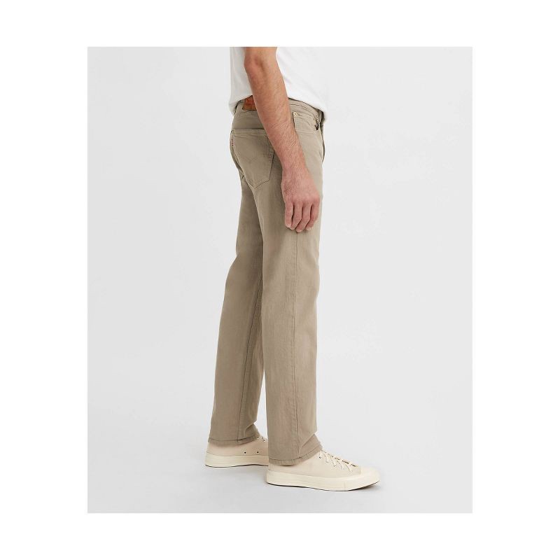 slide 2 of 3, Levi's® Men's 505™ Regular Fit Straight Leg Jeans - Tan 33x30: Cotton Denim, Mid Rise, Machine Wash, 1 ct
