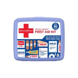 Johnson & Johnson First Aid Kit - 80ct