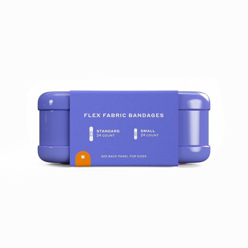 slide 6 of 8, Welly Kids' Flex Fabric Bandages - Dogs - 48ct, 48 ct