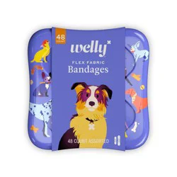 Welly Kids' Flex Fabric Bandages - Dogs - 48ct
