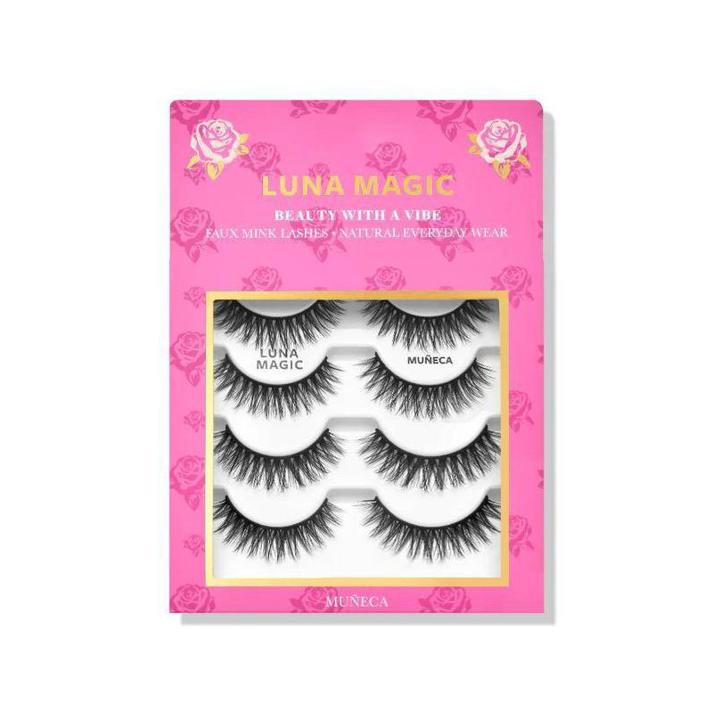 slide 1 of 5, LUNA MAGIC Faux Mink Lashes - Muñeca - 4pr, 1 ct