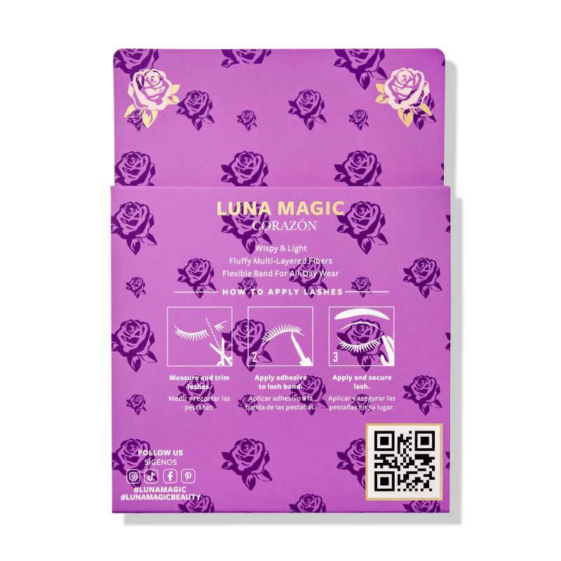 slide 5 of 5, LUNA MAGIC Faux Mink Lashes - Corazón - 4pr, 1 ct