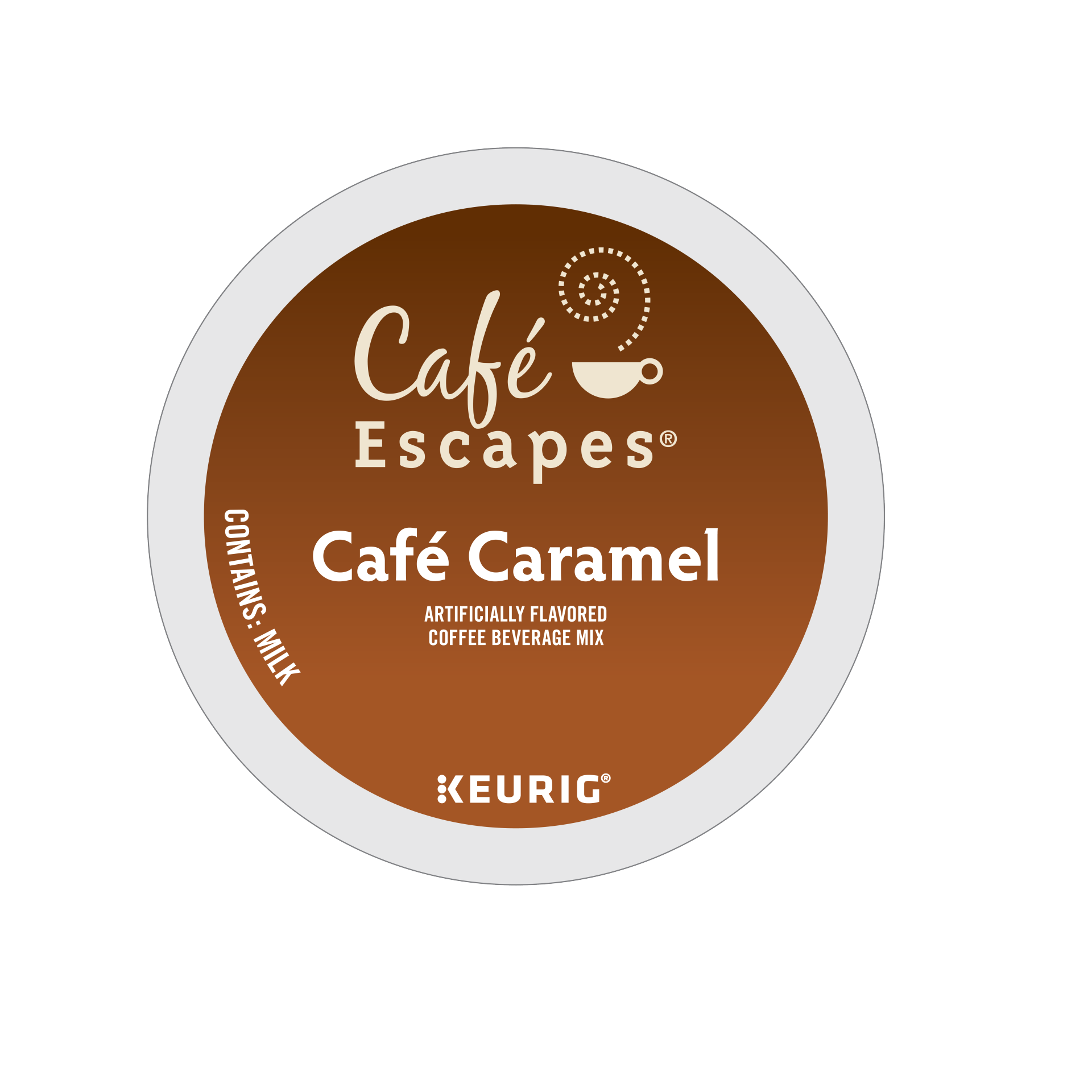 slide 1 of 3, Café Escapes  Caramel Keurig Single-Serve K-Cup Pods, 16 ct