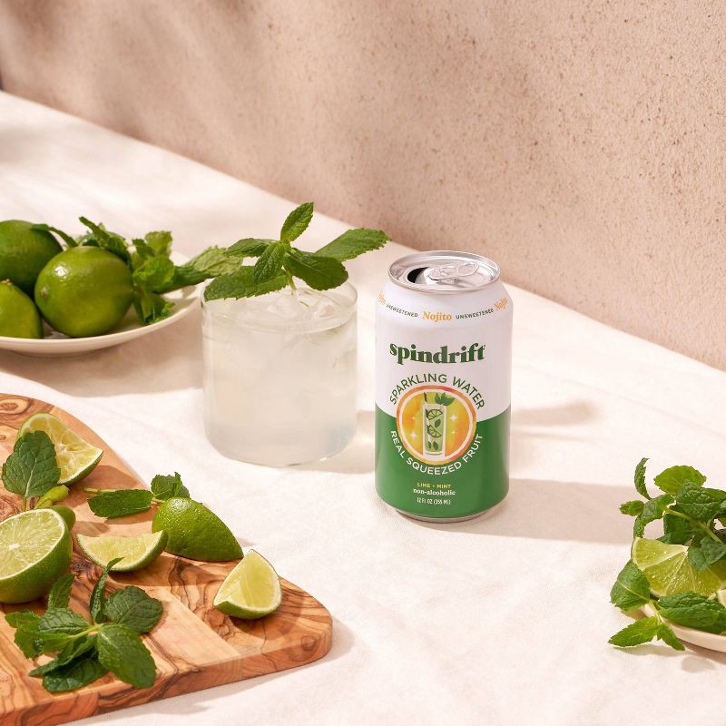 slide 5 of 6, Spindrift Nojito Sparkling Water - 8pk/12 fl oz Cans, 8 ct; 12 fl oz