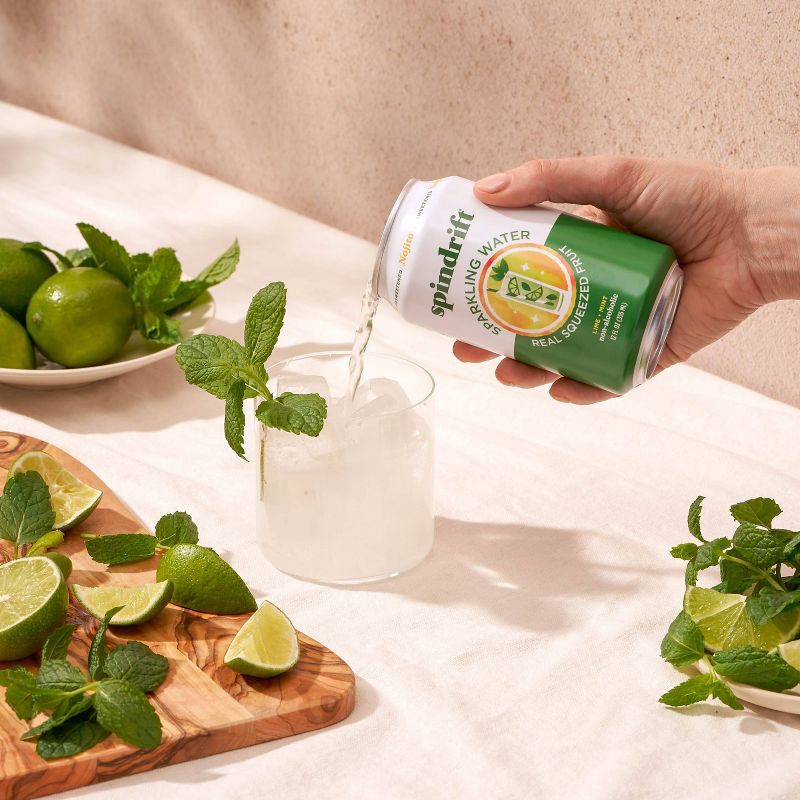 slide 6 of 6, Spindrift Nojito Sparkling Water - 8pk/12 fl oz Cans, 8 ct; 12 fl oz