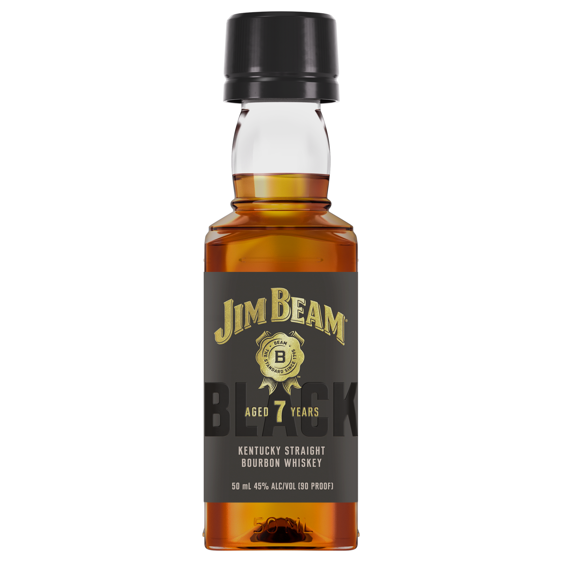 slide 4 of 4, Jim Beam Black Whiskey, 50 ml