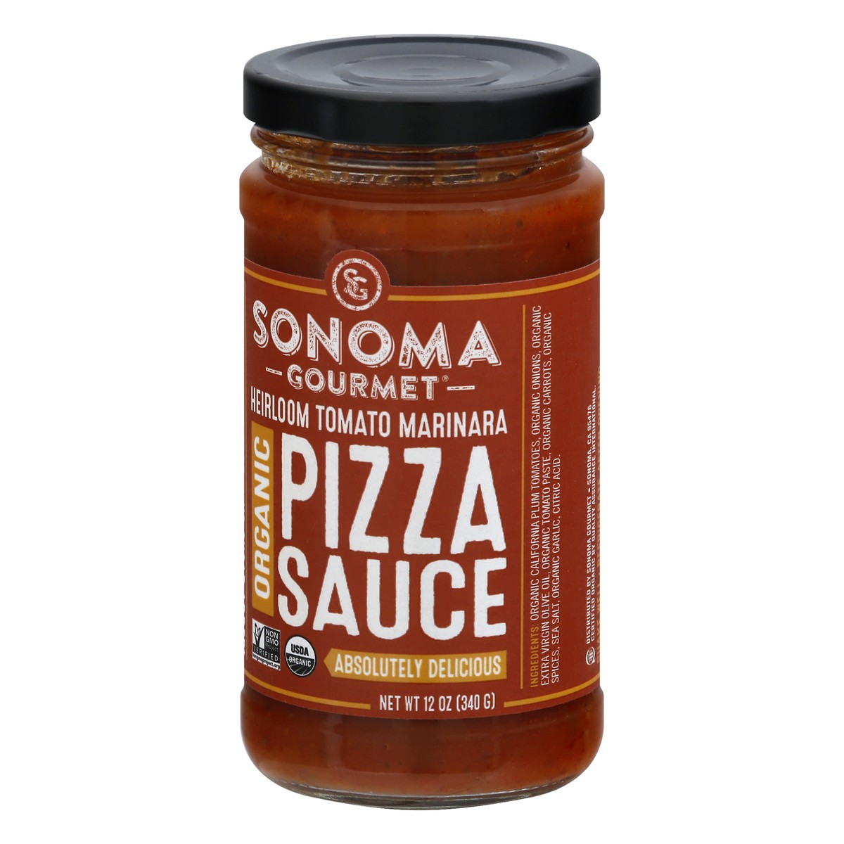slide 2 of 9, Sonoma Gourmet Organic Pizza Sauce 12 oz, 12 oz