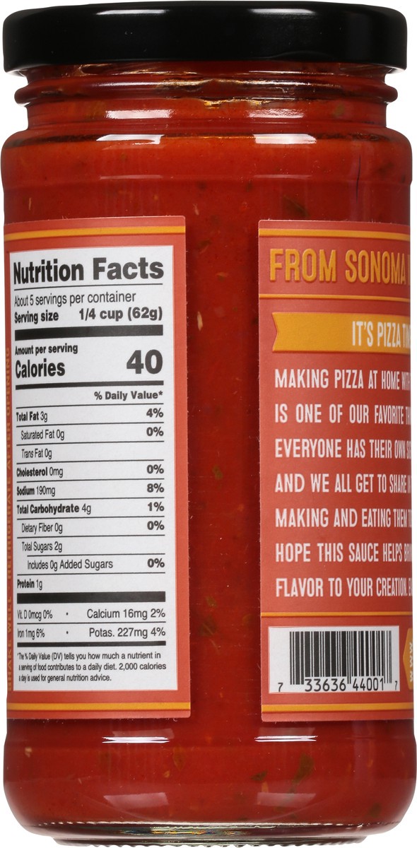 slide 7 of 11, Sonoma Gourmet Organic Heirloom Tomato Marinara Pizza Sauce 12 oz, 