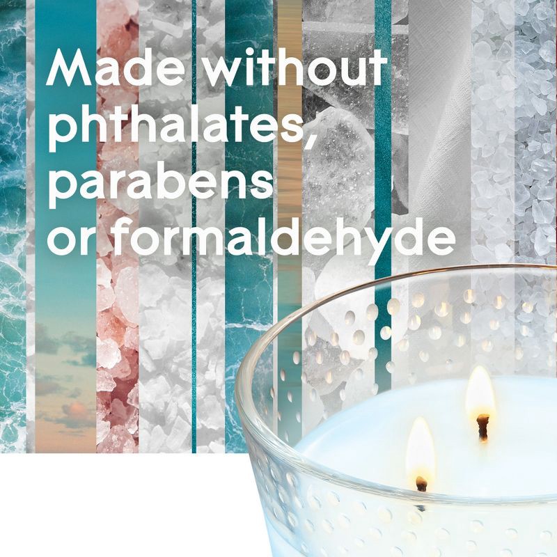 slide 2 of 15, Glade 3 Wick Candle - Sky & Sea Salt - 6.8oz, 6.8 oz