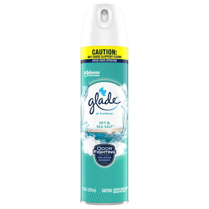 slide 4 of 13, Glade Aerosol Room Spray Air Freshener - Sky & Sea Salt - 8.3oz, 8.3 oz