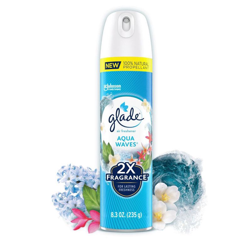 Glade Aerosol Room Spray Air Freshener Aqua Waves 8.3oz 8.3 oz Shipt