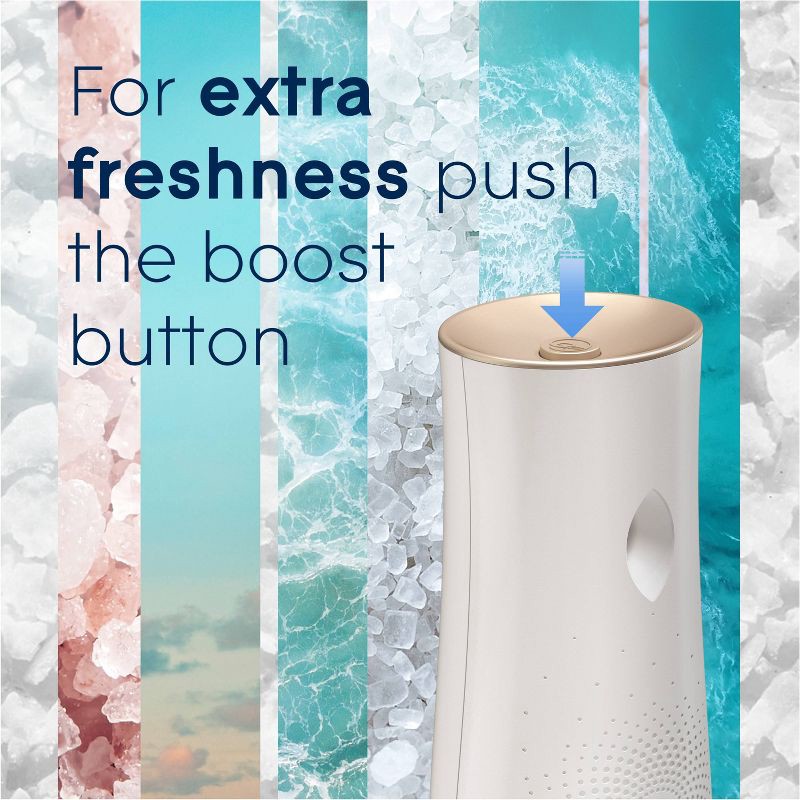 slide 9 of 14, Glade Automatic Air Freshener Room Spray Scent Refills - Sky & Sea Salt - 6.2 oz/2ct, 2 ct; 6.2 oz