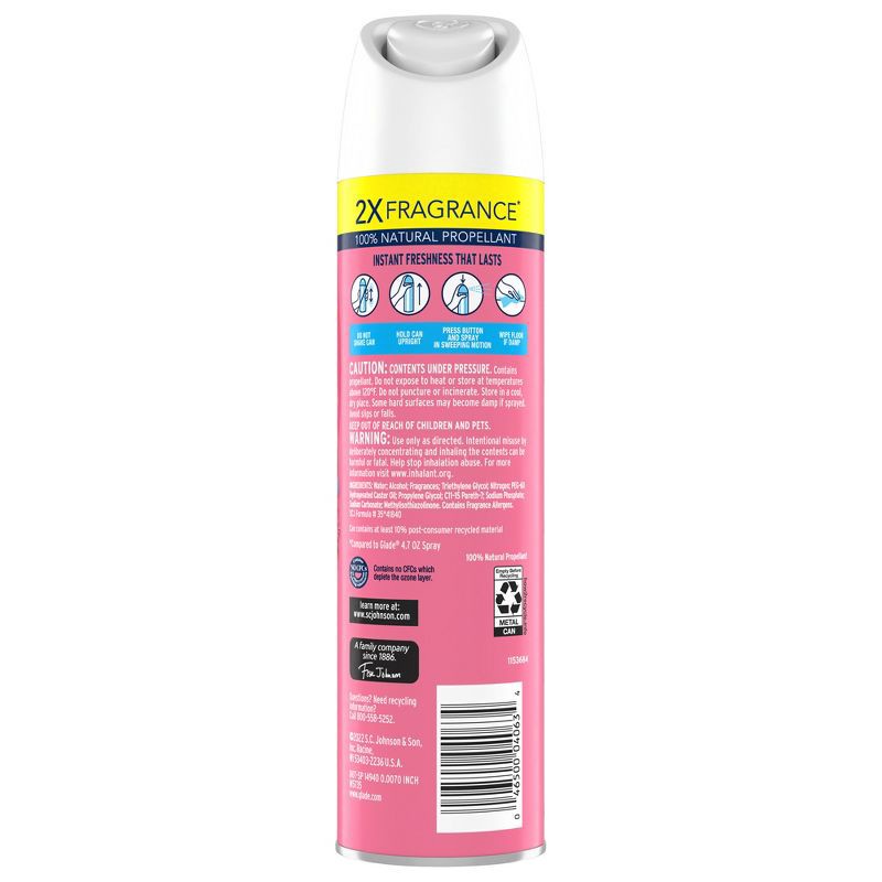 slide 3 of 13, Glade Aerosol Room Spray Air Freshener - Rose & Bloom - 8.3oz, 8.3 oz