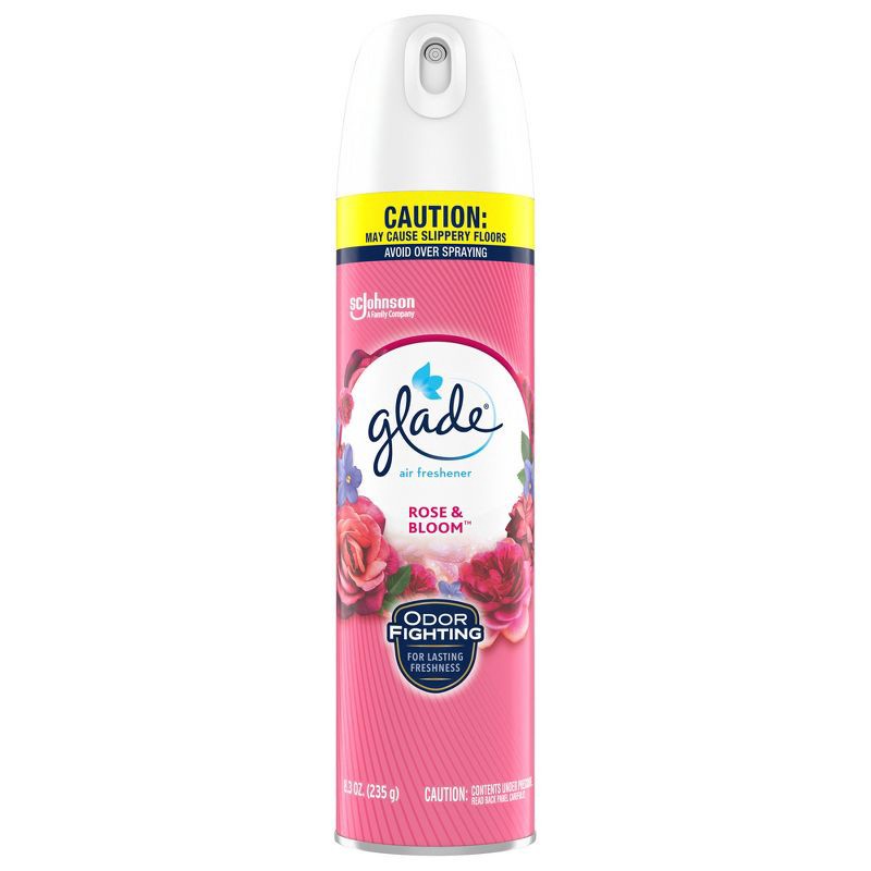 slide 4 of 13, Glade Aerosol Room Spray Air Freshener - Rose & Bloom - 8.3oz, 8.3 oz