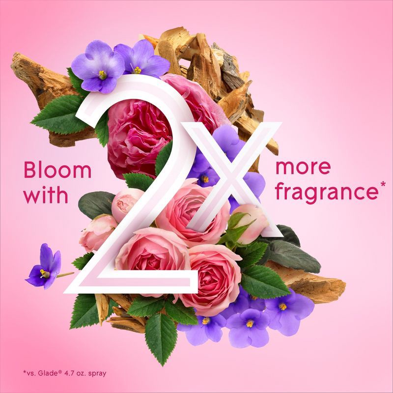 slide 10 of 13, Glade Aerosol Room Spray Air Freshener - Rose & Bloom - 8.3oz, 8.3 oz