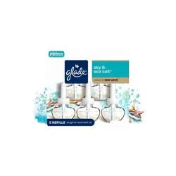 Glade PlugIns Scented Oil Air Freshener Plug In Refills - Sky & Sea Salt - 3.35 fl oz/5pk